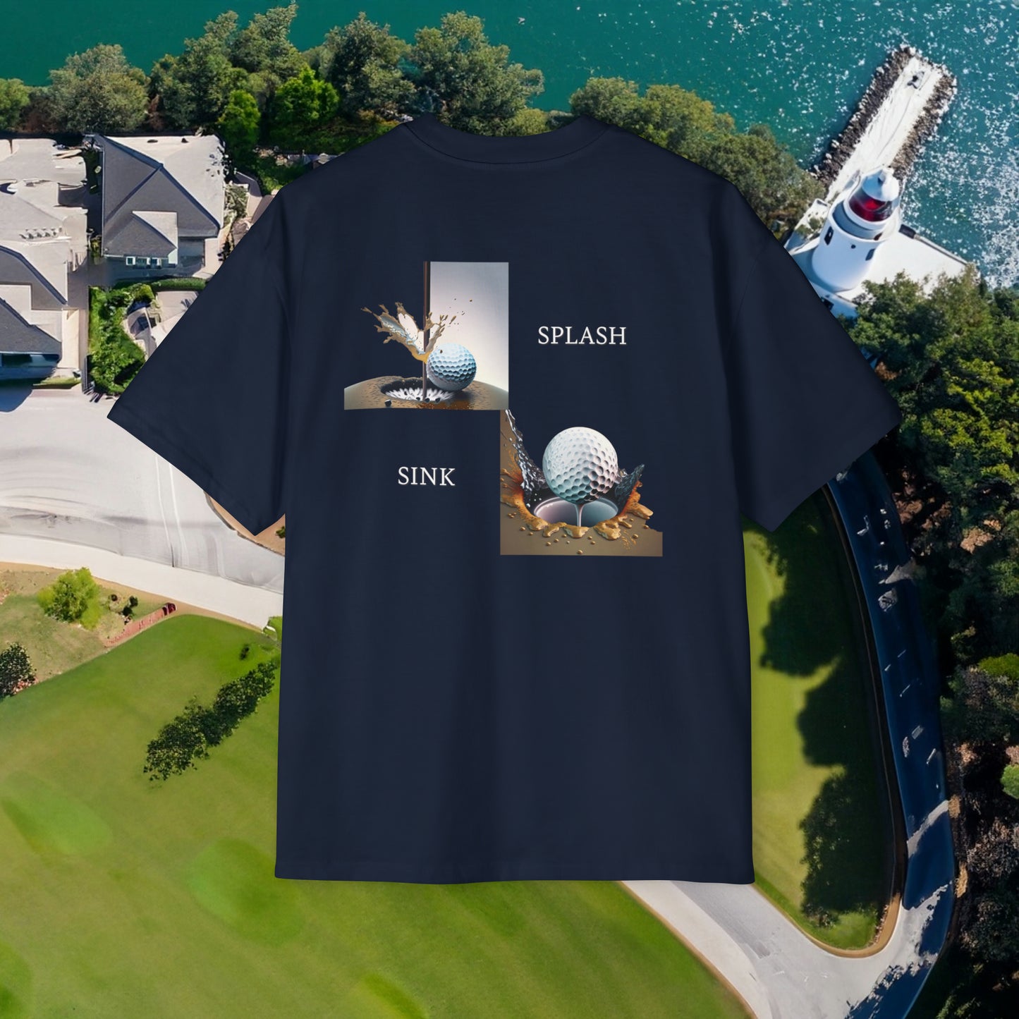 'Splash Master - Golf' Heavy Tee